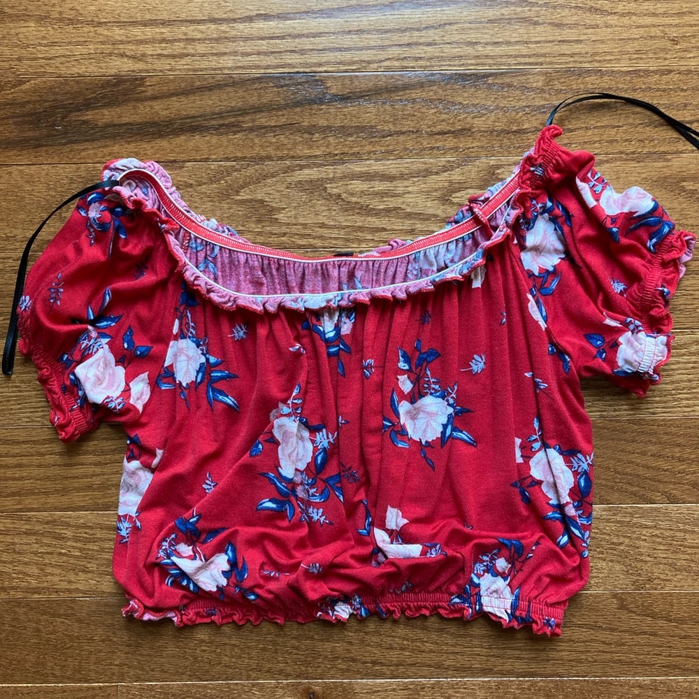 Floral Crop Top NWOT